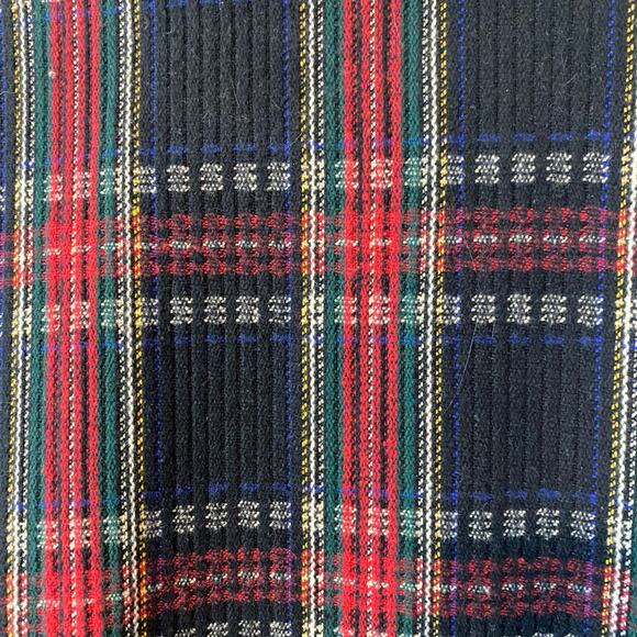 La Miel Plaid Bomber Jacket Large Multicolor Button Front Pockets Retro Grunge - Picture 5 of 9